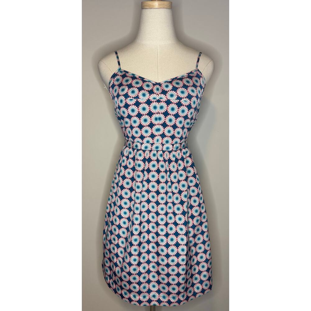 J.Crew Factory Seaside Printed Cami Dress sz 0